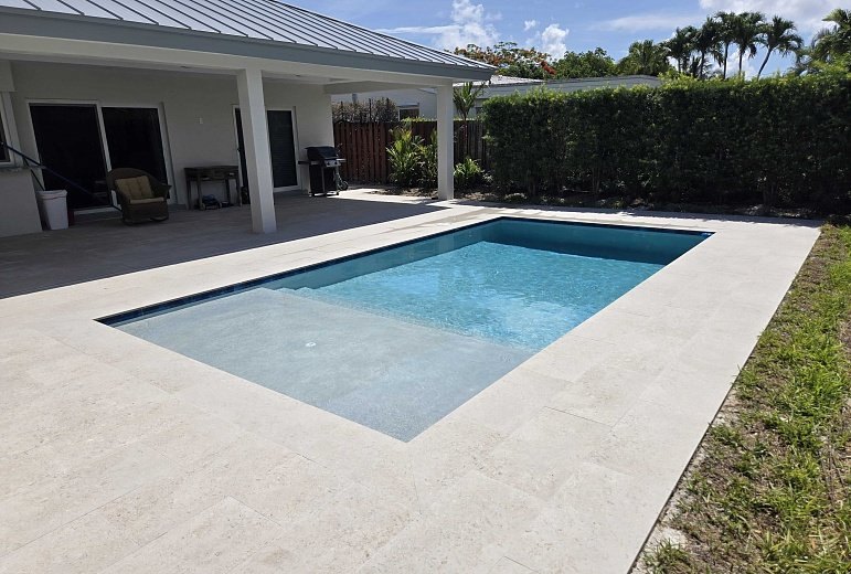 Pool deck transformation in Boca Raton